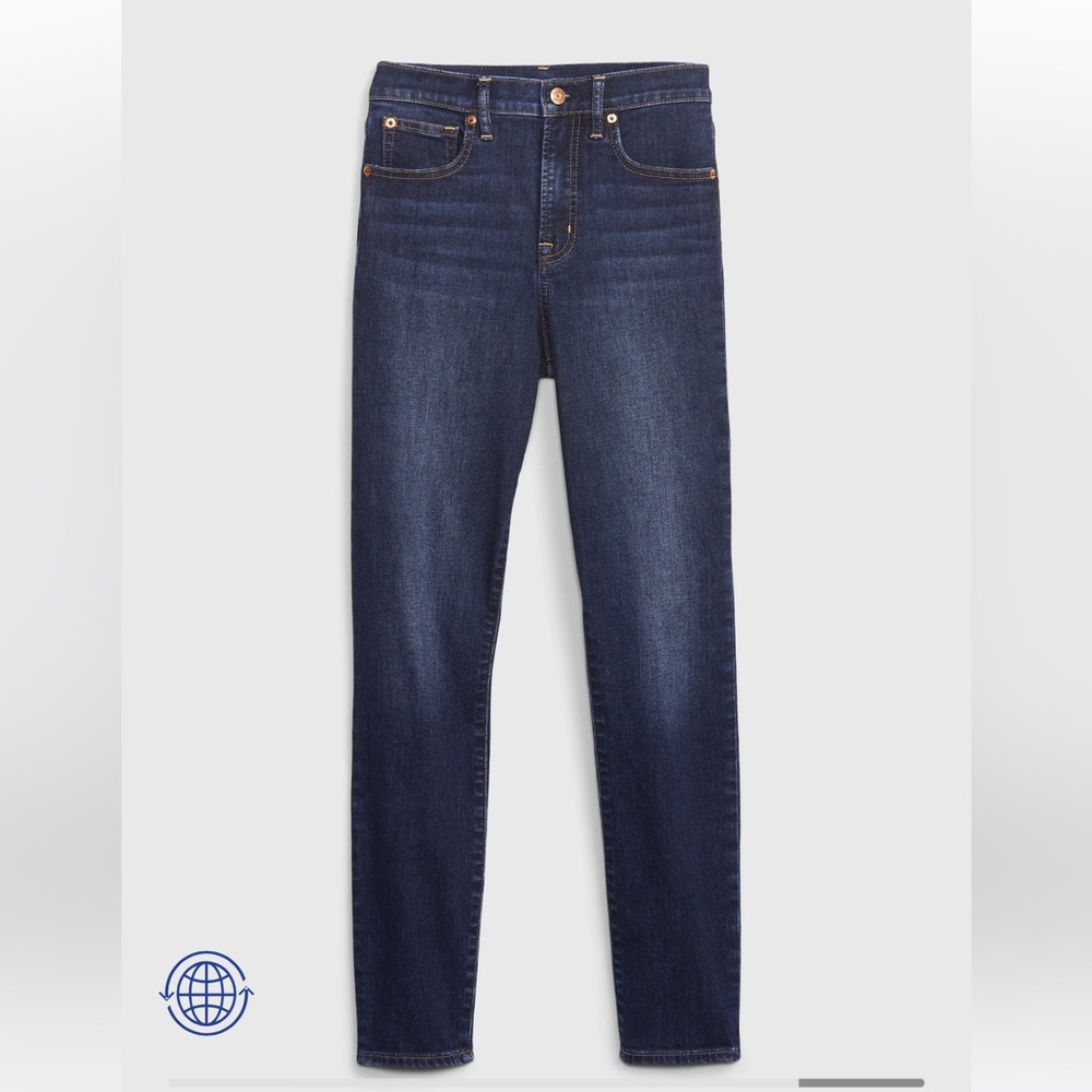 Gap High Rise True Skinny Jeans with Washwell